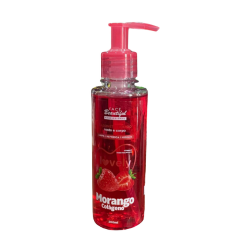 Sabonete Morango Colageno - Face Beautiful