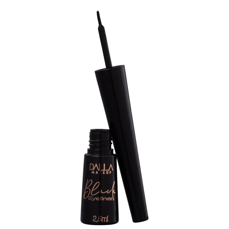 Novo Delineador Liquido Vegano Black - Dalla