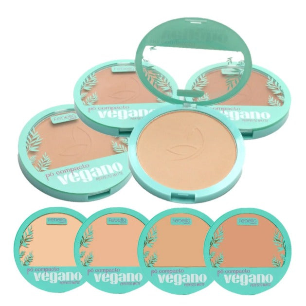 Pó Compacto Matte Vegano - Febella
