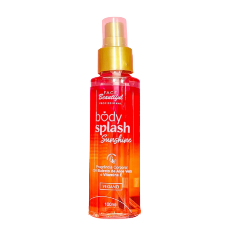 Body Splash Vegano Sunshine - Face Beautiful